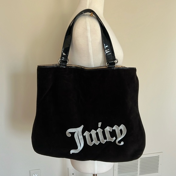 Juicy Couture Handbags - Juicy Brown Velvet Tote